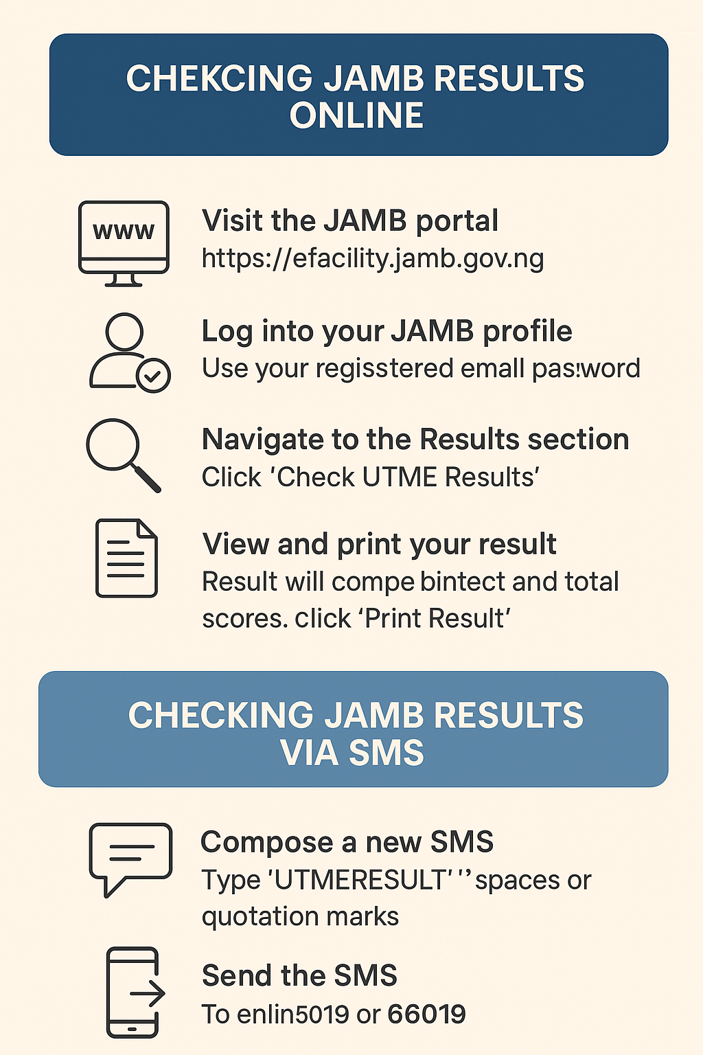 How to Check Your JAMB 2025 Result Online and via SMS