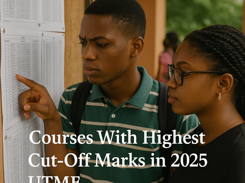 Courses With Highest Cut-Off Marks in 2025 UTME