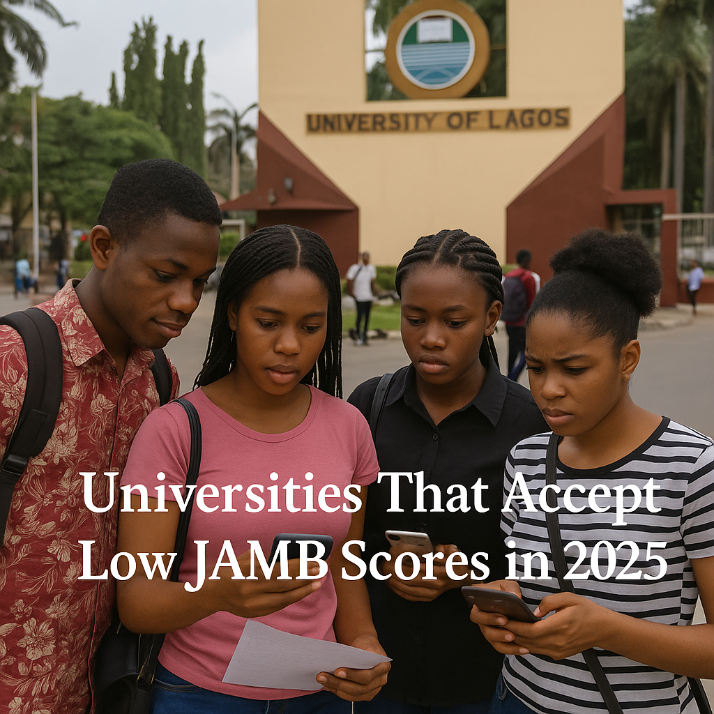 Universities That Accept Low JAMB Scores in 2025