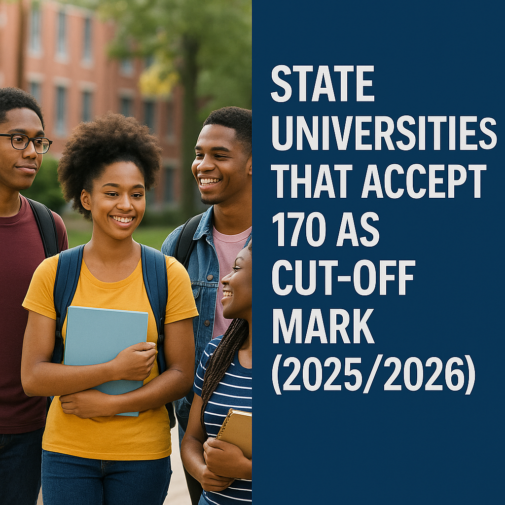 State Universities That Accept 170 as Cut-Off Mark