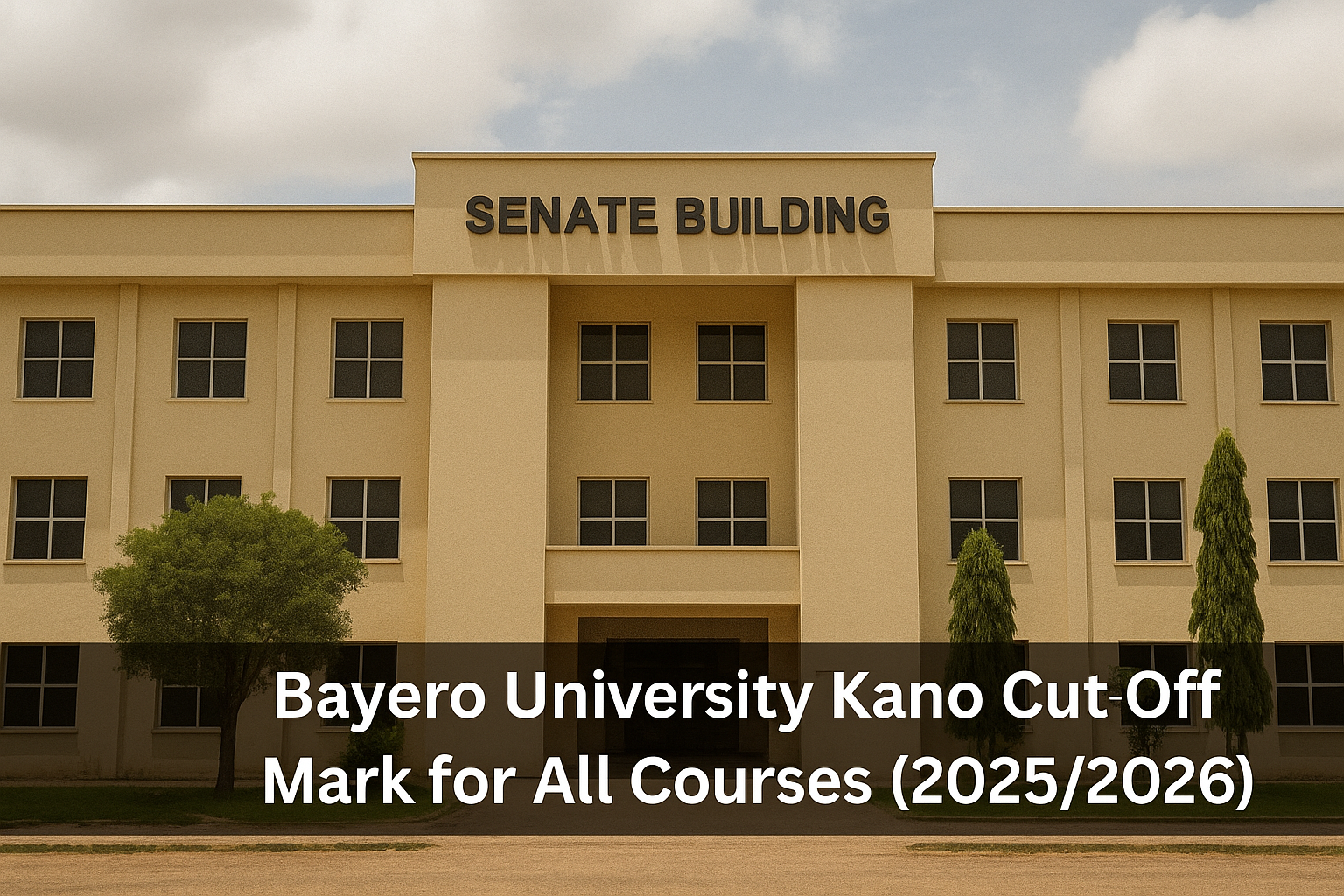 Bayero University Kano Cut Off Mark for All Courses