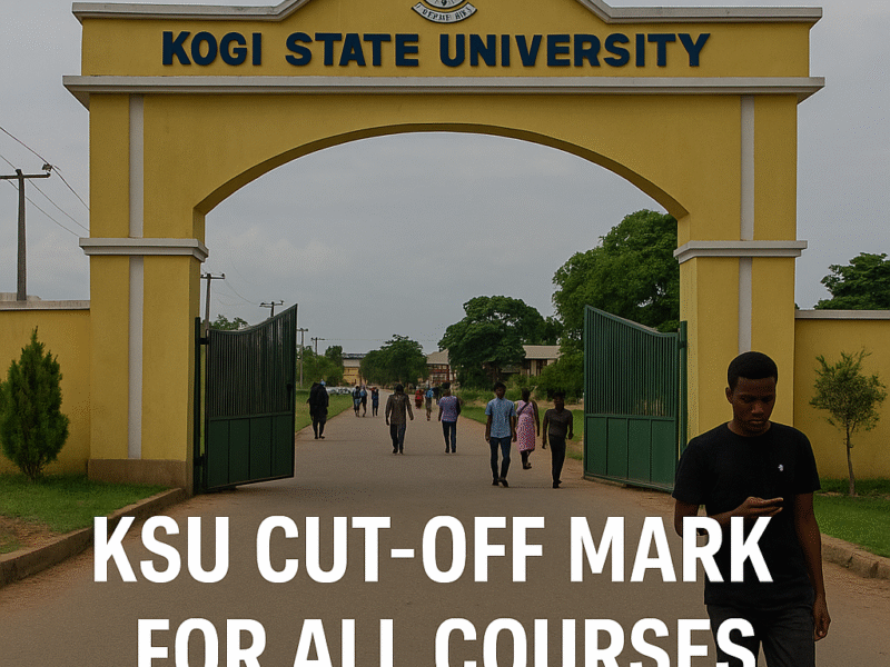 KSU Cut-Off Mark for All Courses