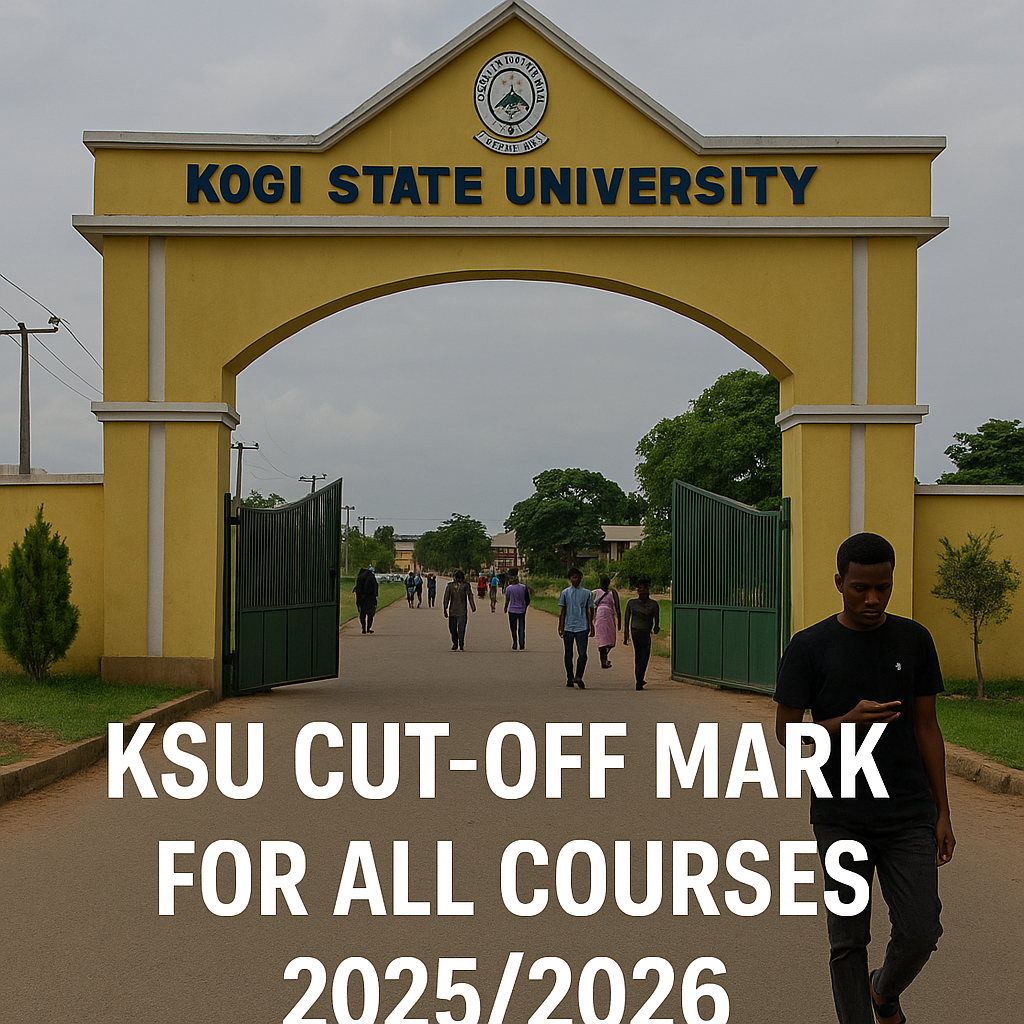 KSU Cut-Off Mark for All Courses