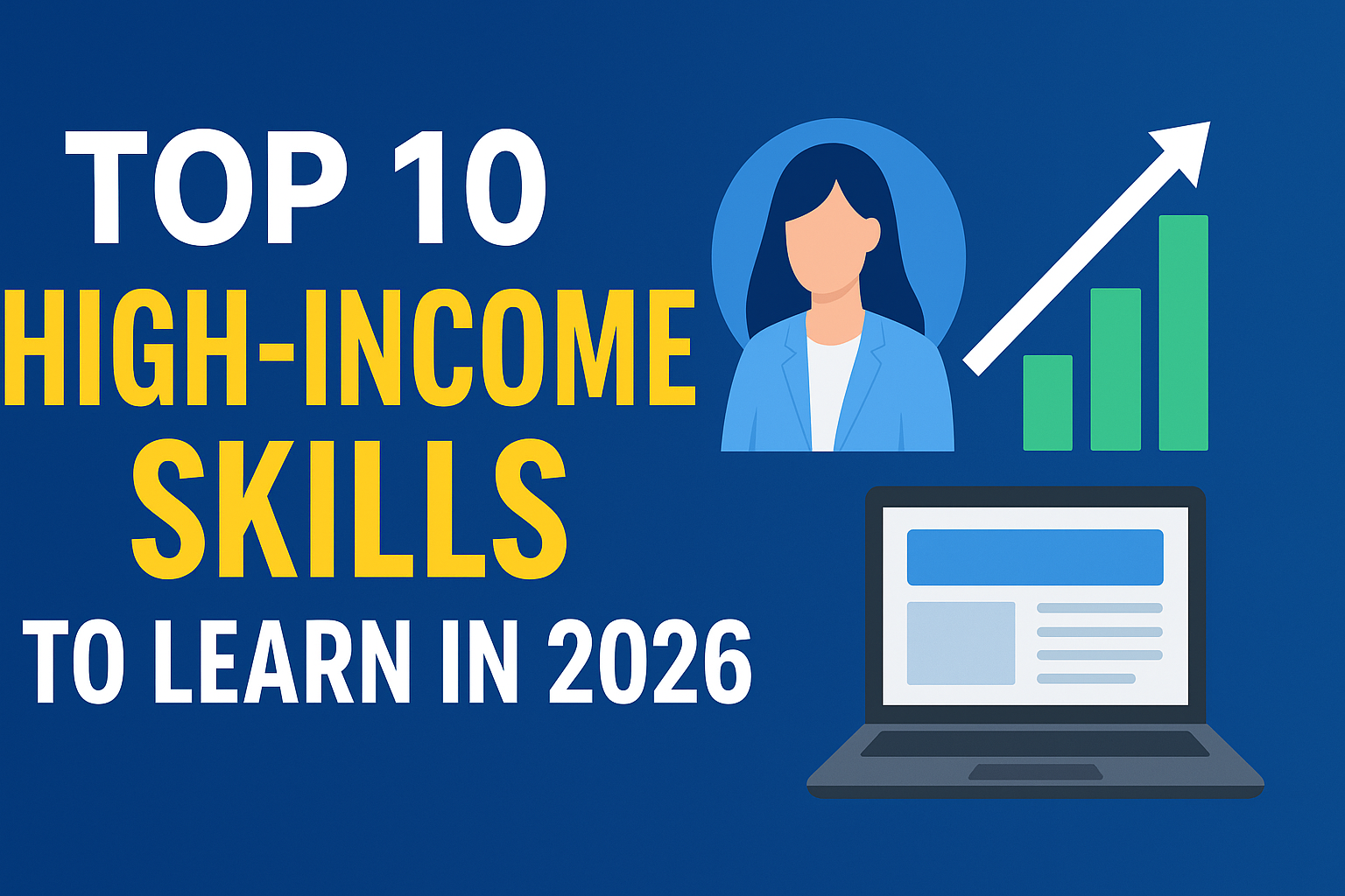Top 10 High-Income Skills to Learn in 2026 (Complete Guide + Where to Learn)